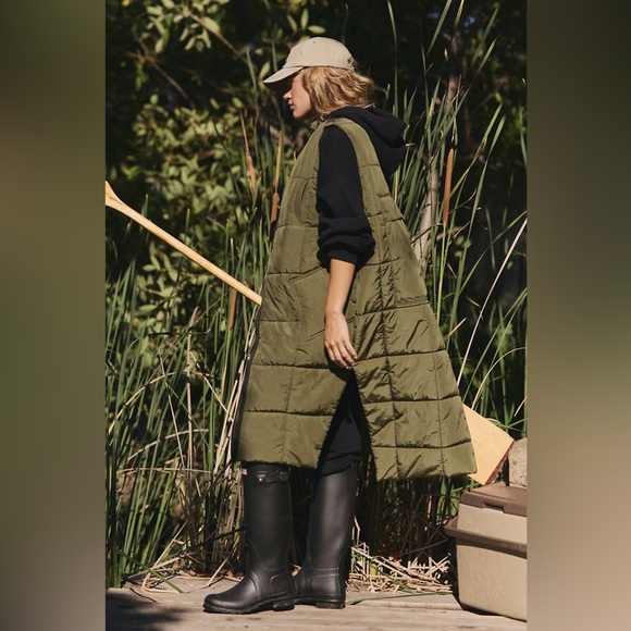 Free People On The Move Packable Puffer Vest Seagrass
